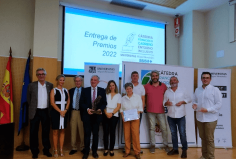 foto de premios de la catedra de accesibilidad